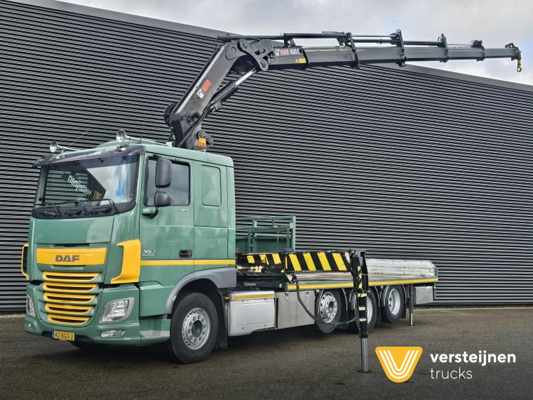 DAF XF 460 8x2 / HIAB CRANE + REMOTE / KRAN / GRUA